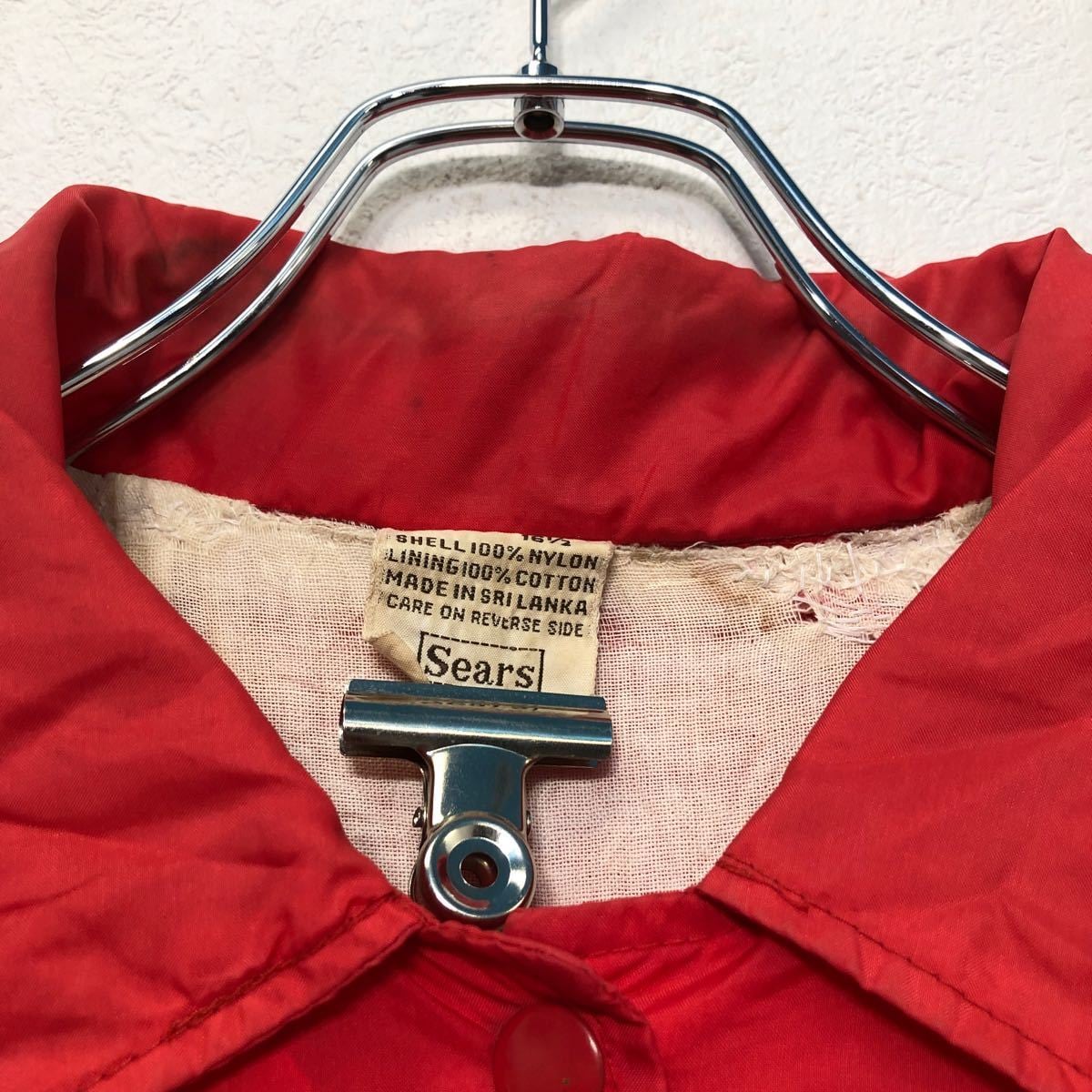 Sears ナイロン コーチジャケット 16 1/2 XL〜 レディース