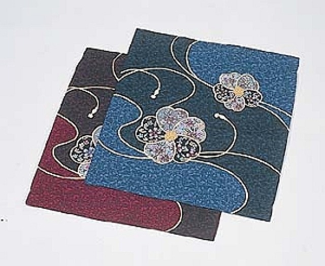 座布団カバー　二点花絵55×59(5枚入) [16942] C161-231 業務用家具