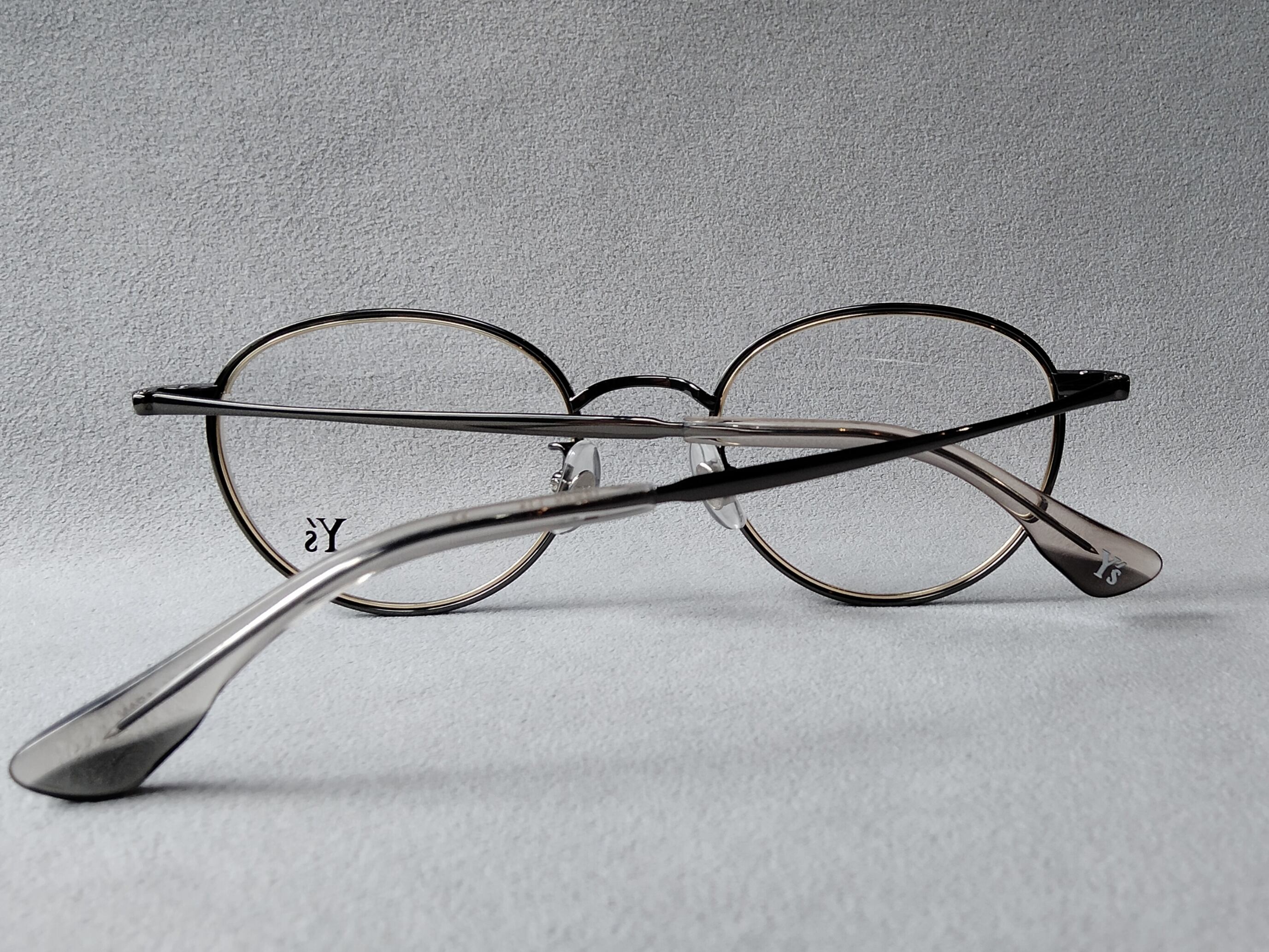 Y's (ワイズ) EYEWEAR 81-0030-3 // GUN ＆ LIGHT GOLD ［made in