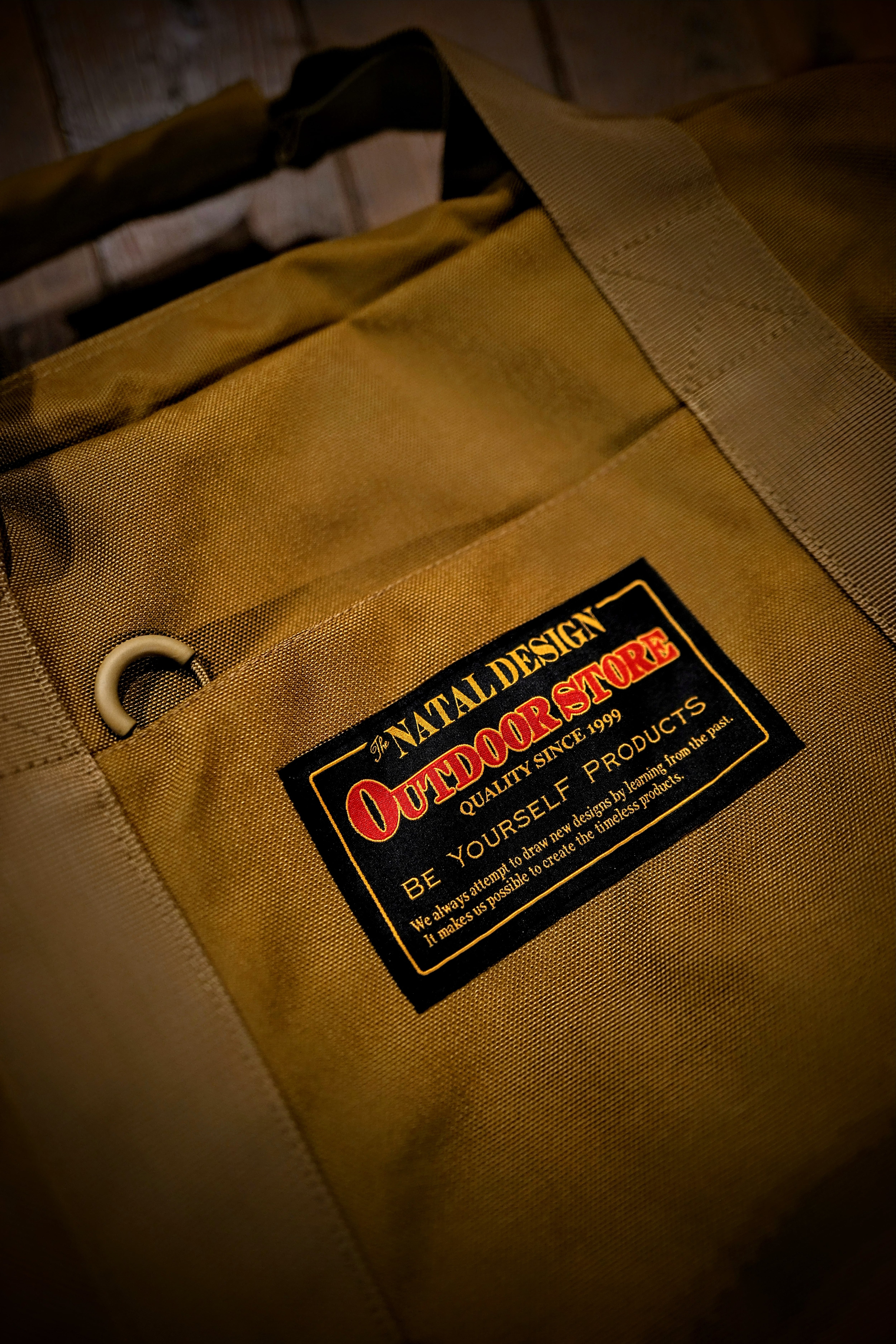 KAMPING DUFFLE BAG TYPE.2」BEIGE NATAL DESIGN | Camp Shop Lantern