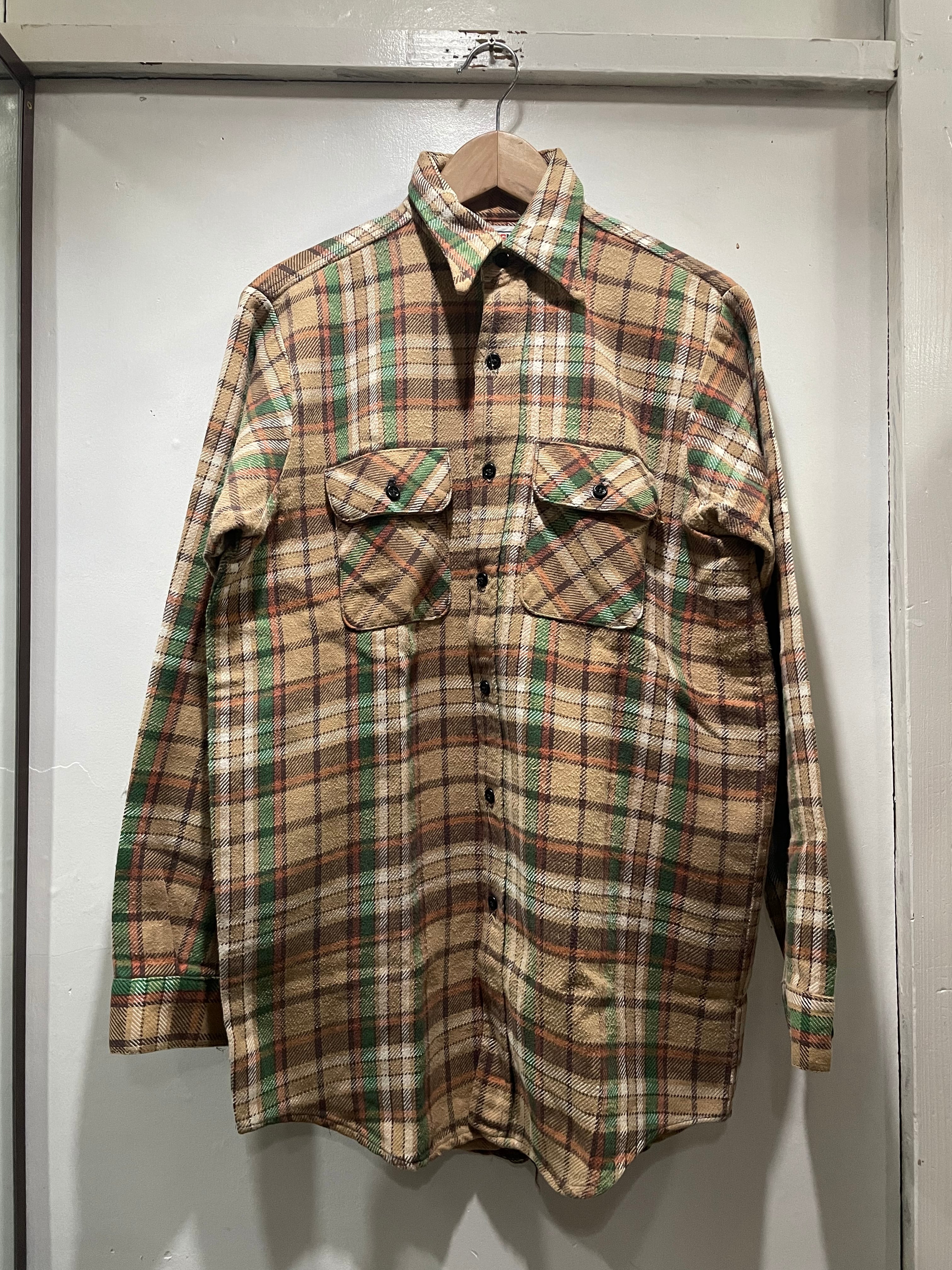 70's " BIG MIKE " FLANNEL SHIRT (beady clothing)