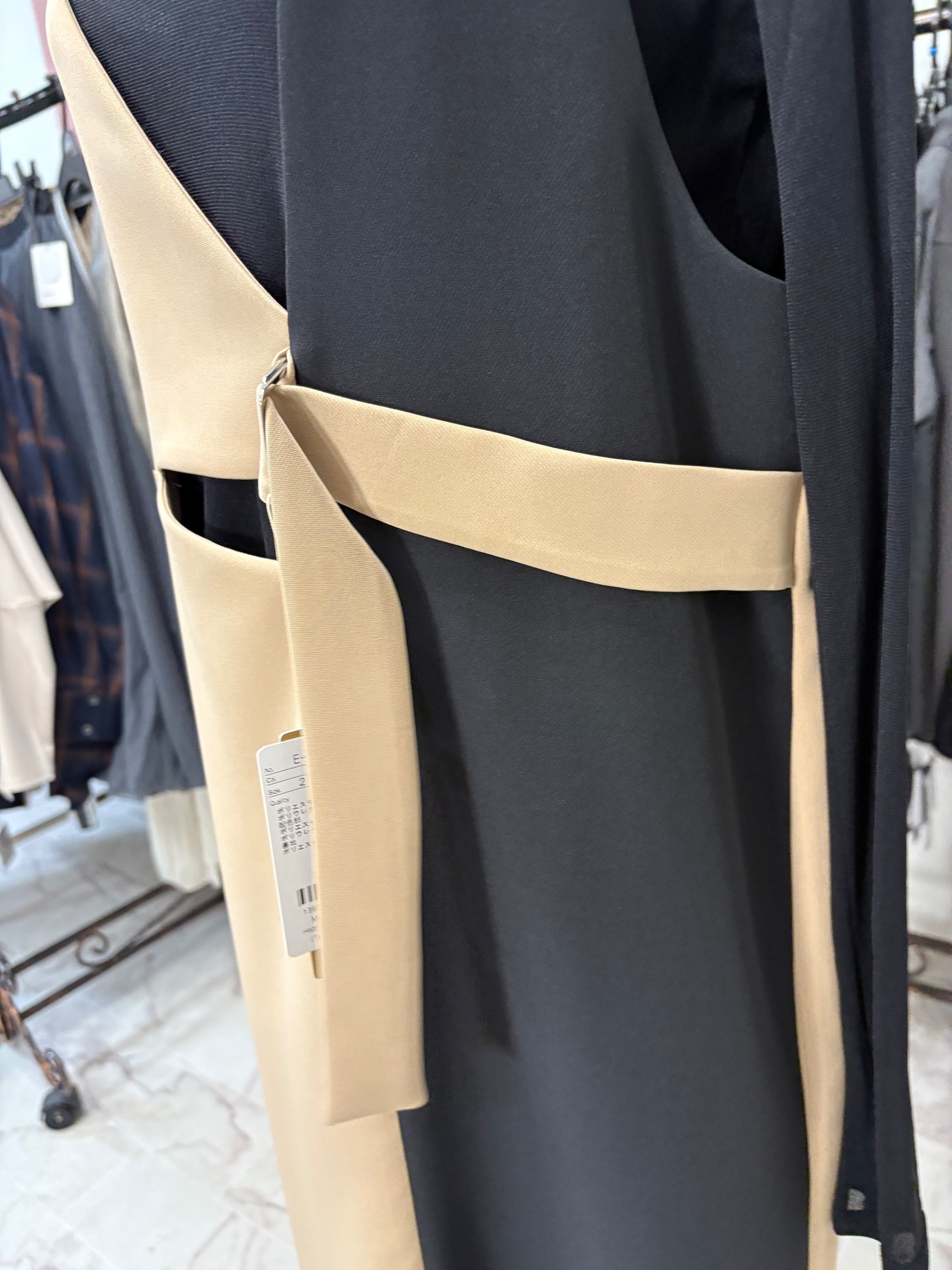 配色切り替えワンピース　3073