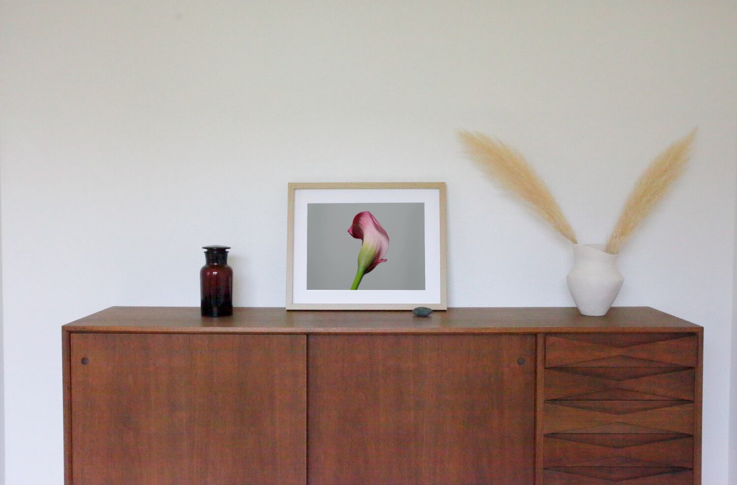 Calla wooden frame 52cm×42cm付き ( M )