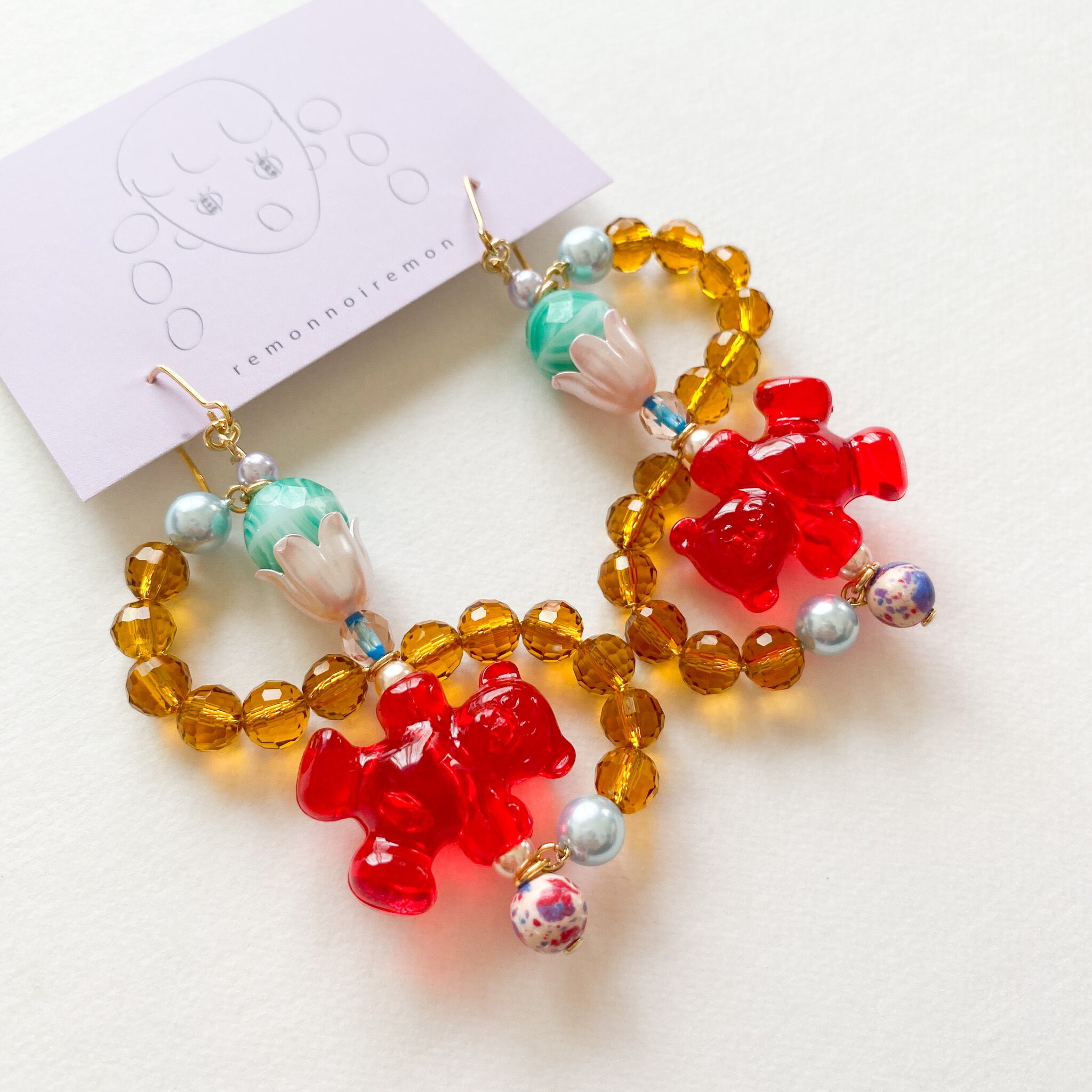 くねくねピアス/イヤリング