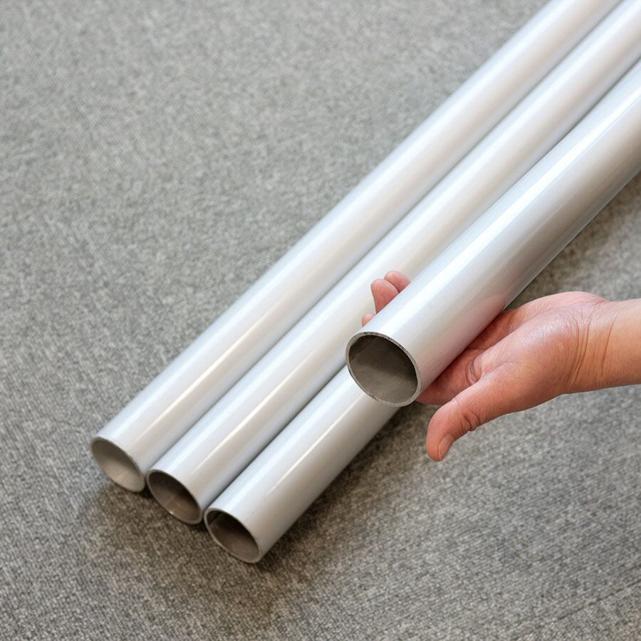 ACT-050 アルミ単管パイプ 48.6パイ×50cm＞48.6Φ 肉厚2〜2.3mm 軽い