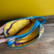 【MALAGUETA マラゲッタ】Wファスナー ポーチ ブルー