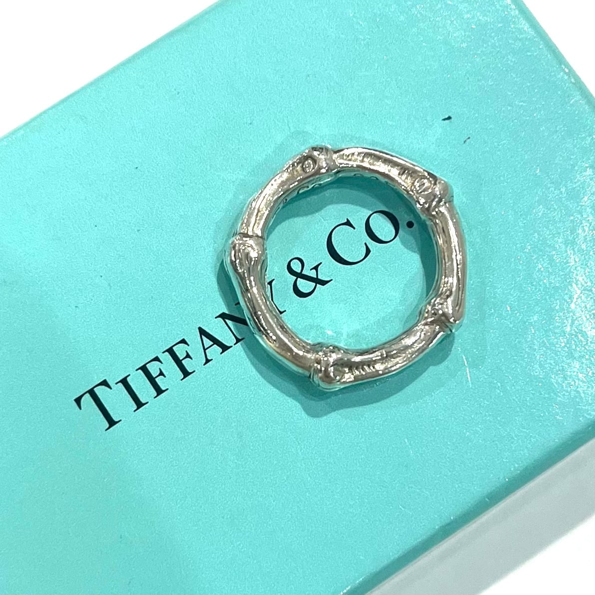 TIFFANY&CO.】2032 TIFFANY &CO バンブーリング 12号／シルバー925