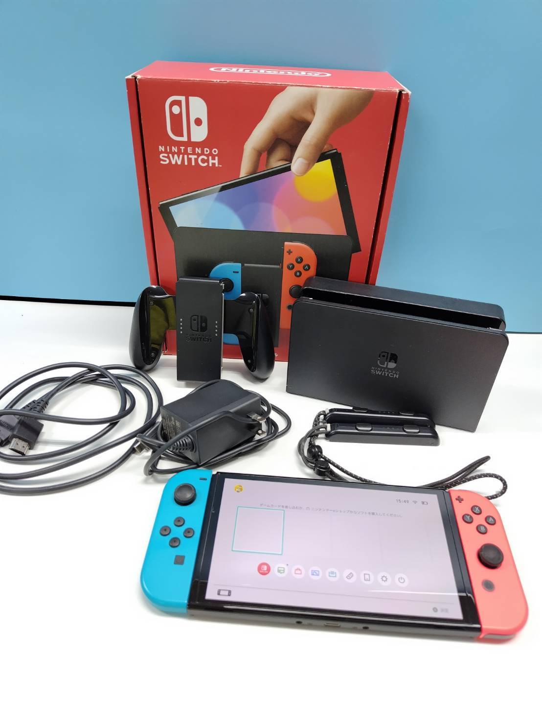 未使用に近い】Nintendo Switch Joy-Con/ネオングリーン・ピンク