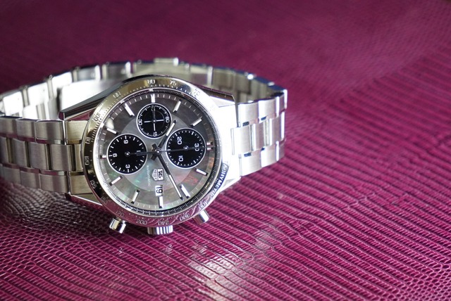 特価 タグホイヤー TAG HEUER カレラ 3000本限定 シェル文字盤 CV201P 