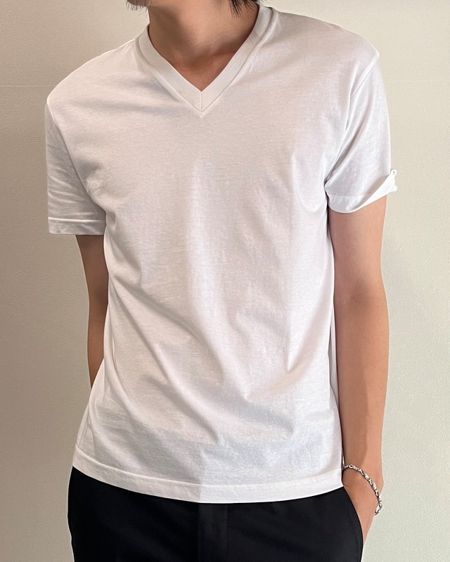 【2014/SS PRADA】v-neck t-shirt