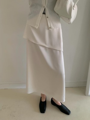 (予約)poster / Eve Satin Skirt / 2color