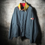 90s TOMMY HILFIGER ナイロンセーリングジャケット ネイビー トミー