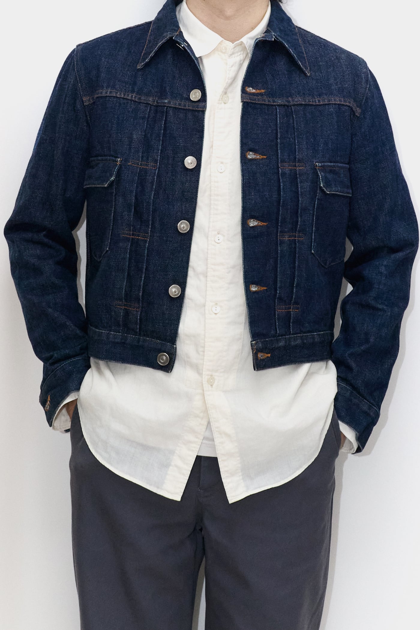 【 A.P.C.】Denim Jacket 2nd 日本製 イースト期サイズ１ イーストバイウエスト期】日本製 A.P.C. 2nd DENIM JACKET | Reben