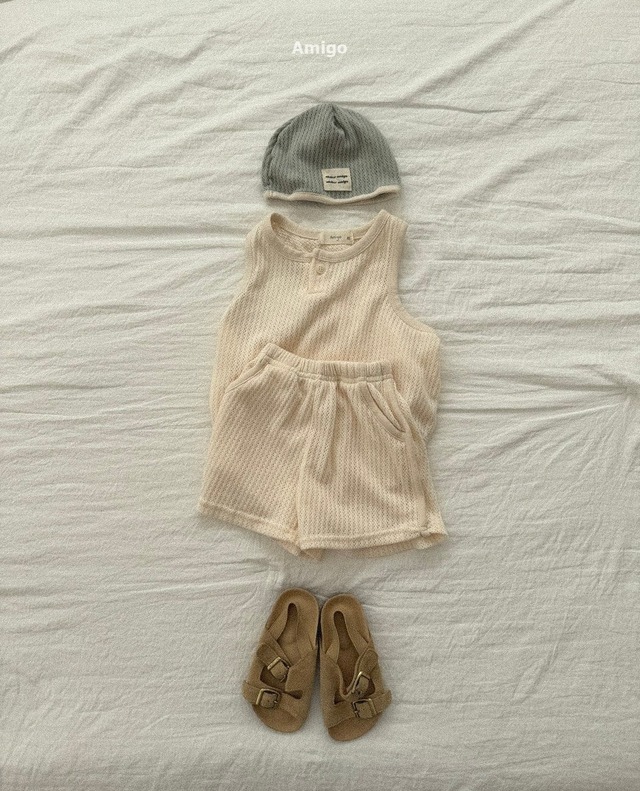 《予約》送料無料【Amigo】Rain Jacquard Sleeveless