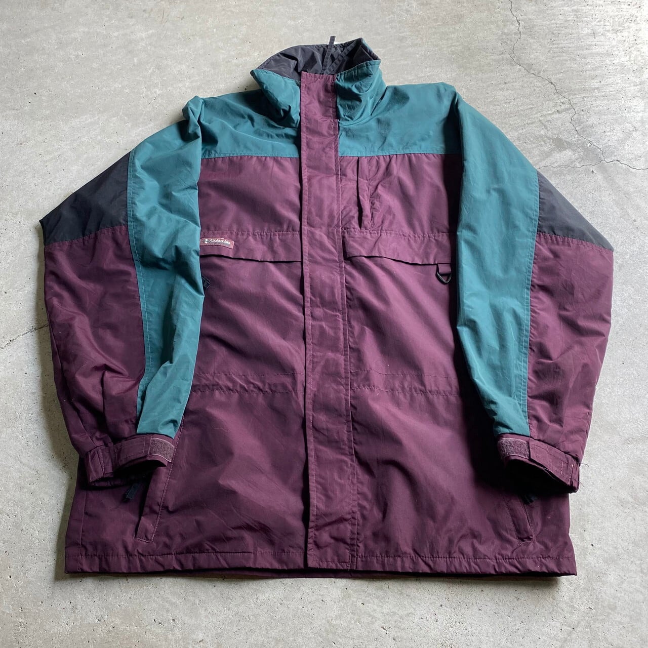 90s Columbia  Gizzmo 2トーン ナイロンジャケット