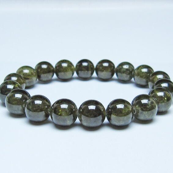 ツァボライト ブレスレット 12mm 一点物 おまかせ便 111-49759
