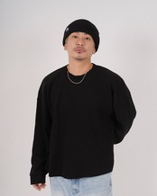 【#Re:room】DAMAGE WAFFLE LONG SLEEVE［REC882］