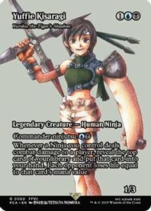 MTG《ユフィ・キサラギ/Yuffie Kisaragi(FCA)》英語 ショーケース