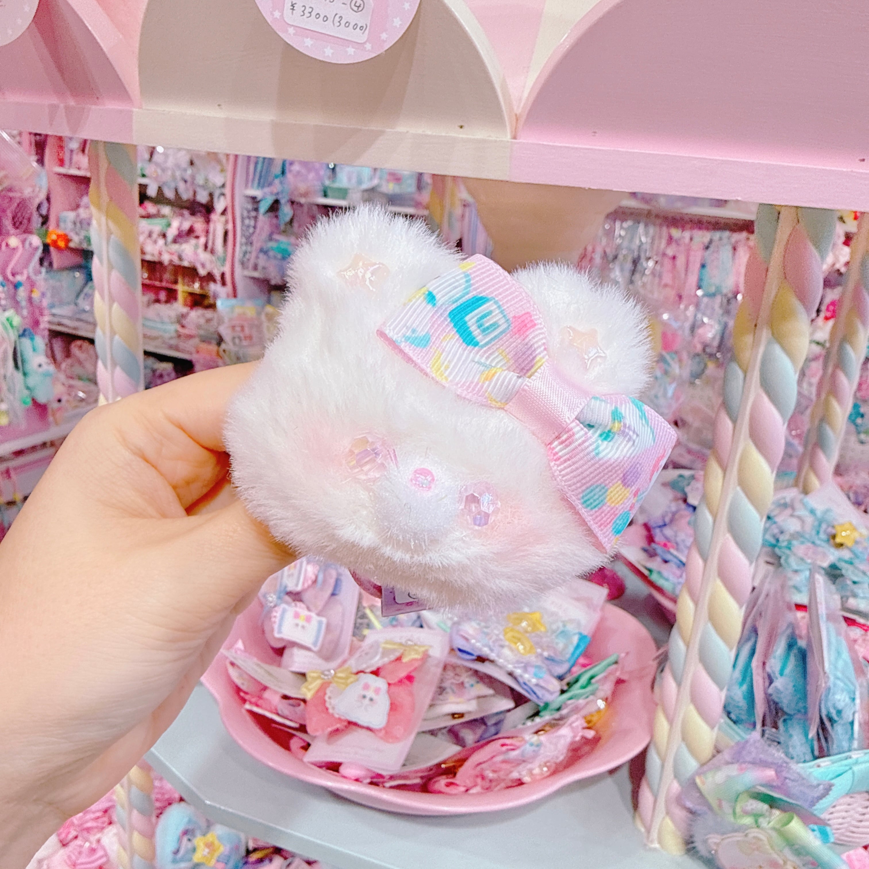 【A4】100-21ぬいぐるみヘアゴム