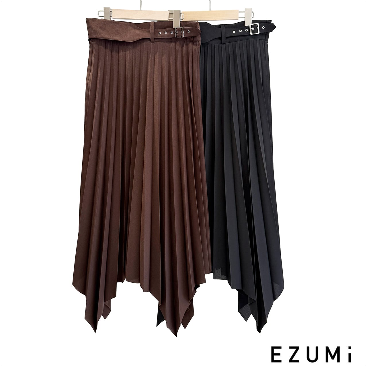 EZUMi プリーツスカート Eliza Pleats Skirt SK01