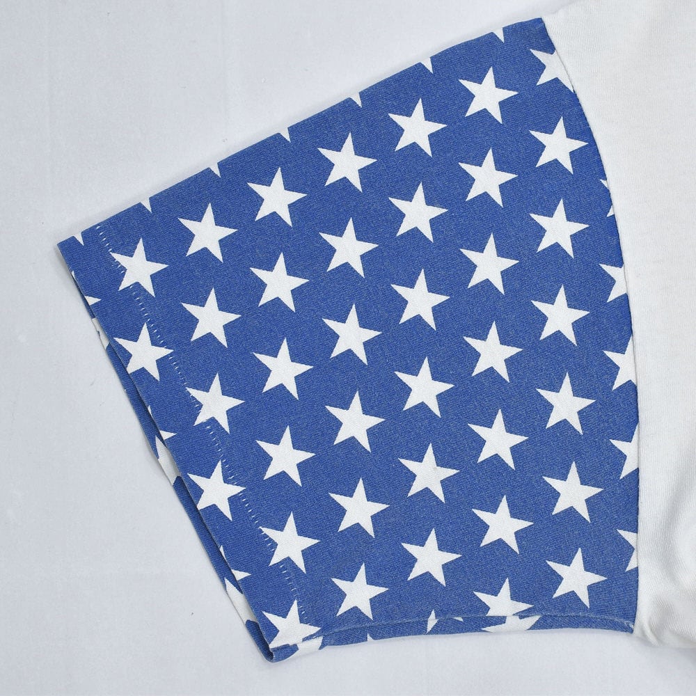 90s アメリカ製 Stars & Stripes 星条旗柄 デザイン プリントTシャツ