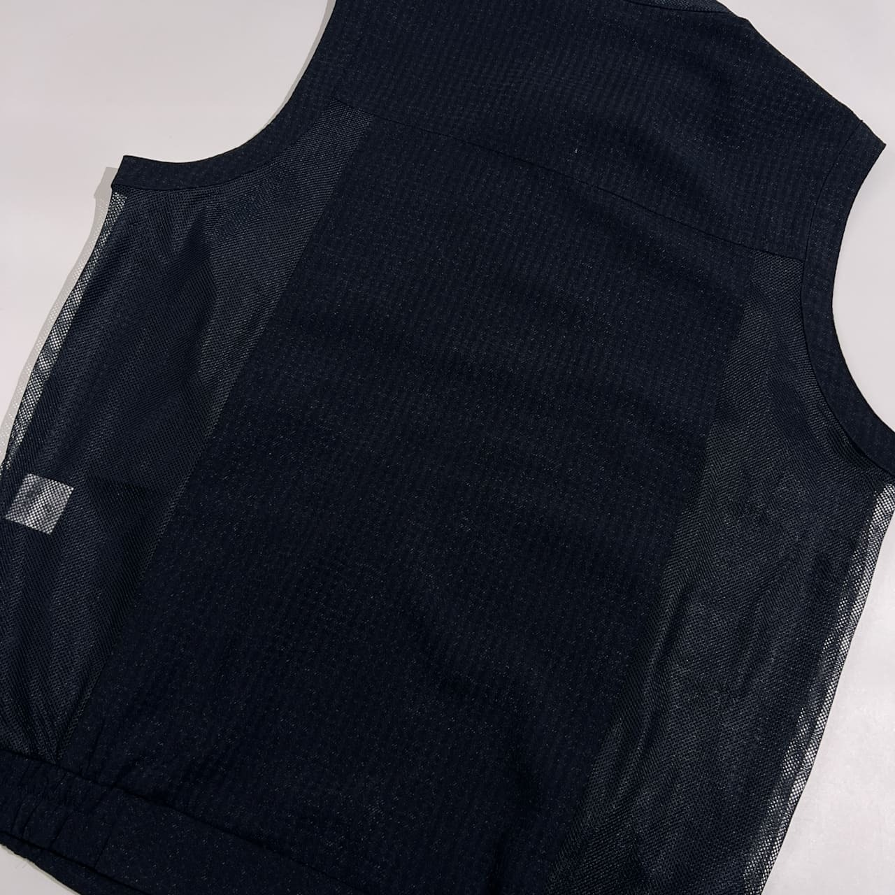 PAGELO パジェロ 切替 ペイズリー メッシュ ベスト ジャケット サイズ M /ネイビー ブラック系 メンズ