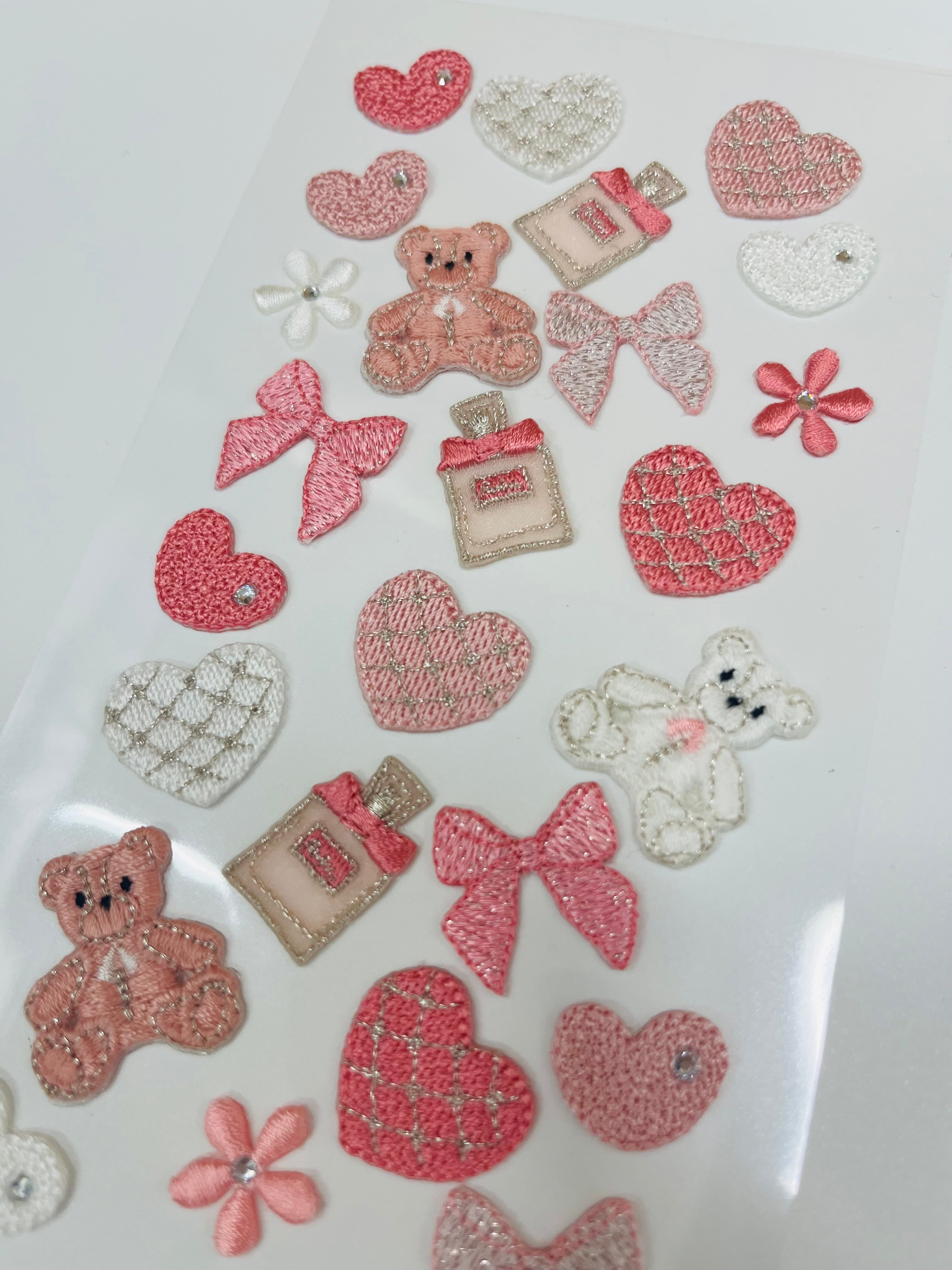 リトルチャームシール　ピンク