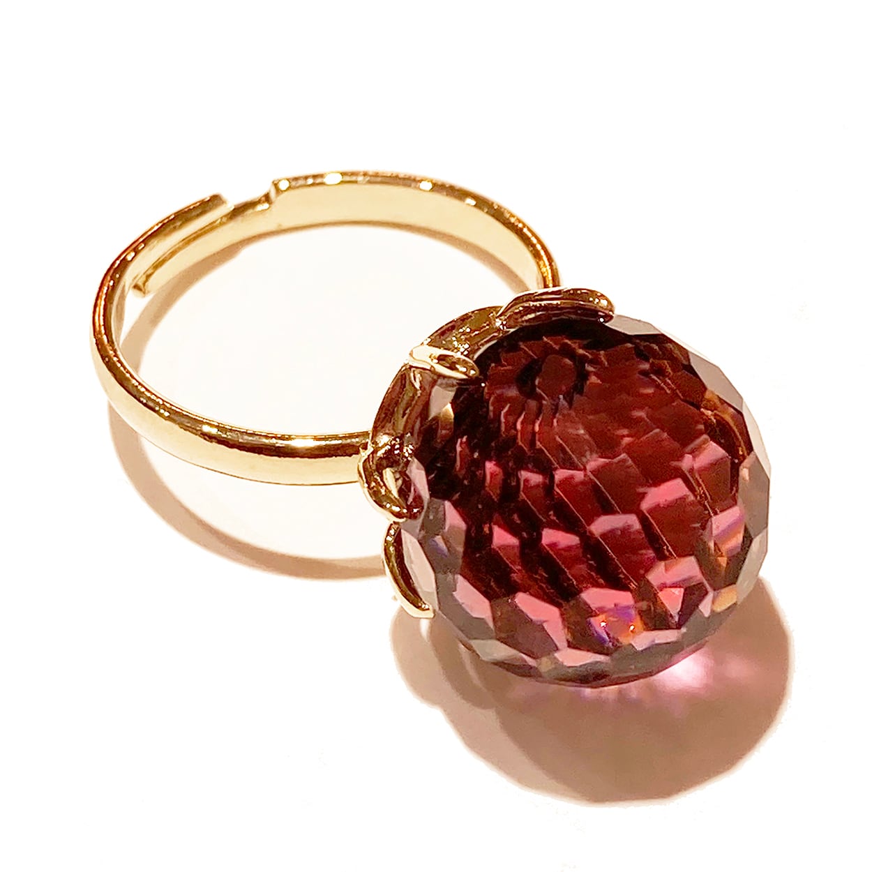 Millerball Ring （ミラーボールリング）EMU-025mbr-am アメジスト