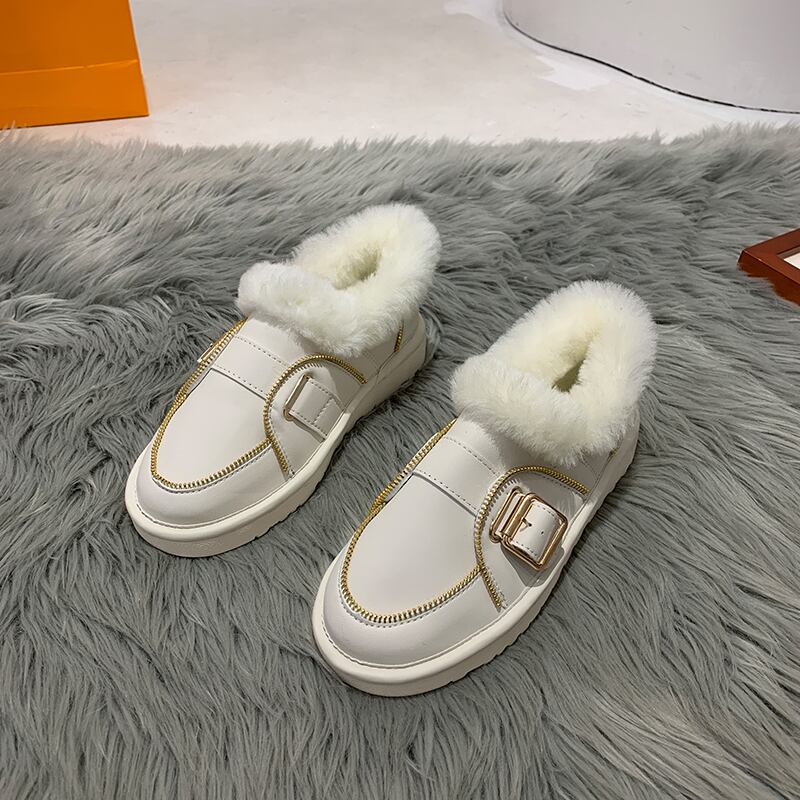 ブーツレディースベルベットウィンターショートスリーブ 靴 シューズ 冬物 ラウンドトー フェイクシューズ68743175437