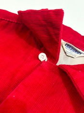 50〜60s WOODBURY CORDUROY OPEN COLLAR SHIRT MADE IN USA Size L