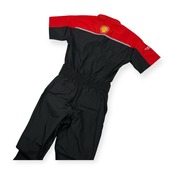 希少 レア 美品 SHELL 昭和シェル Ferrari フェラーリ HELIX 半袖 つなぎ メカニック オーバーオール サイズ L /作業着/F1/サロペット