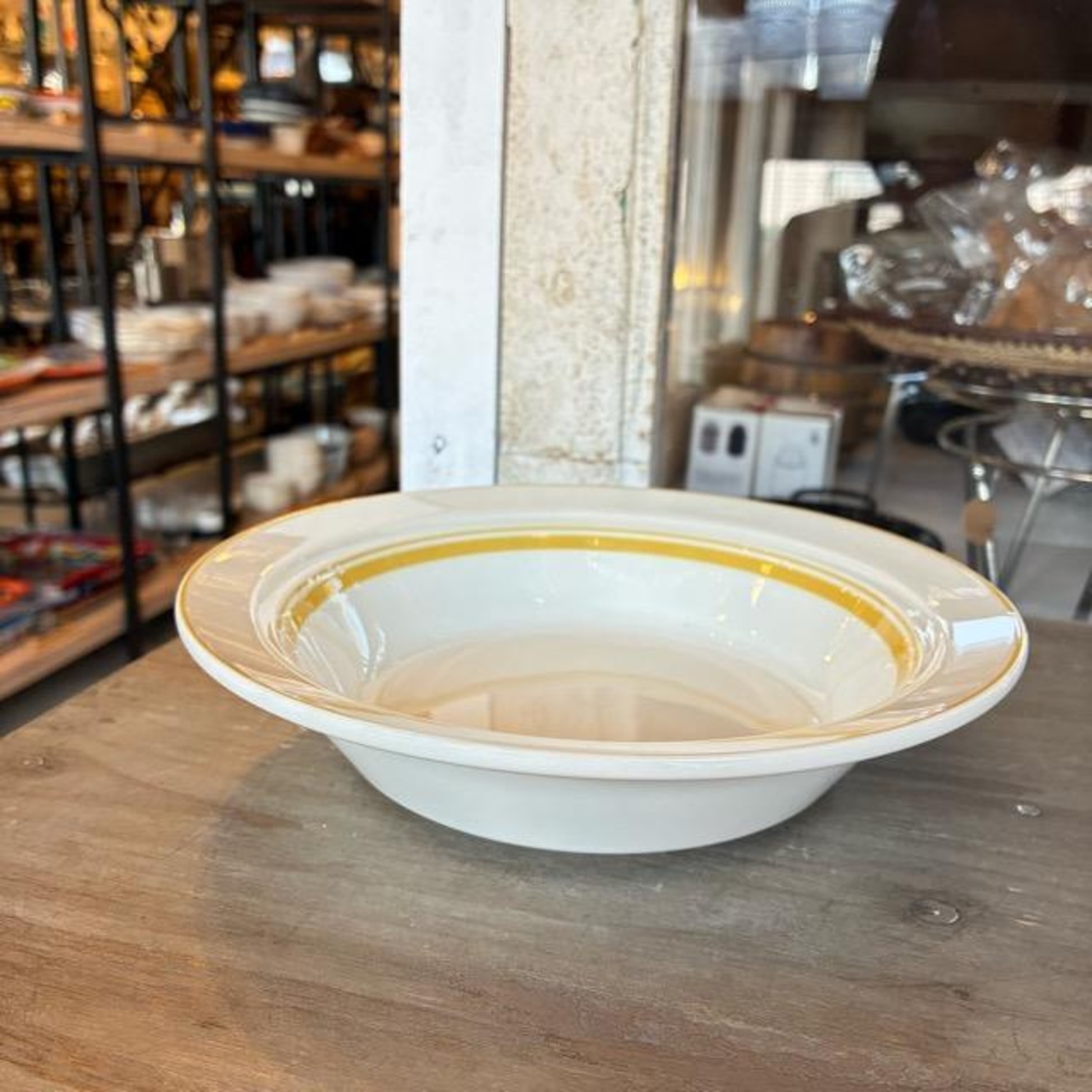 Countryside Soup bowl 19cm 3color　カントリーサイドスープボウル　全3色　イエロー　ネイビー　グリーン　中鉢　電子レンジ　食洗機　オーブン　