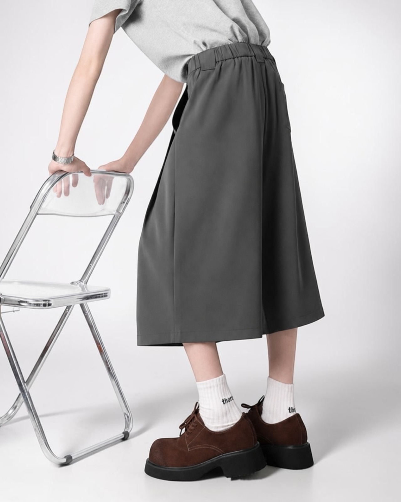 Wide Tuck Shorts（100％/70％）