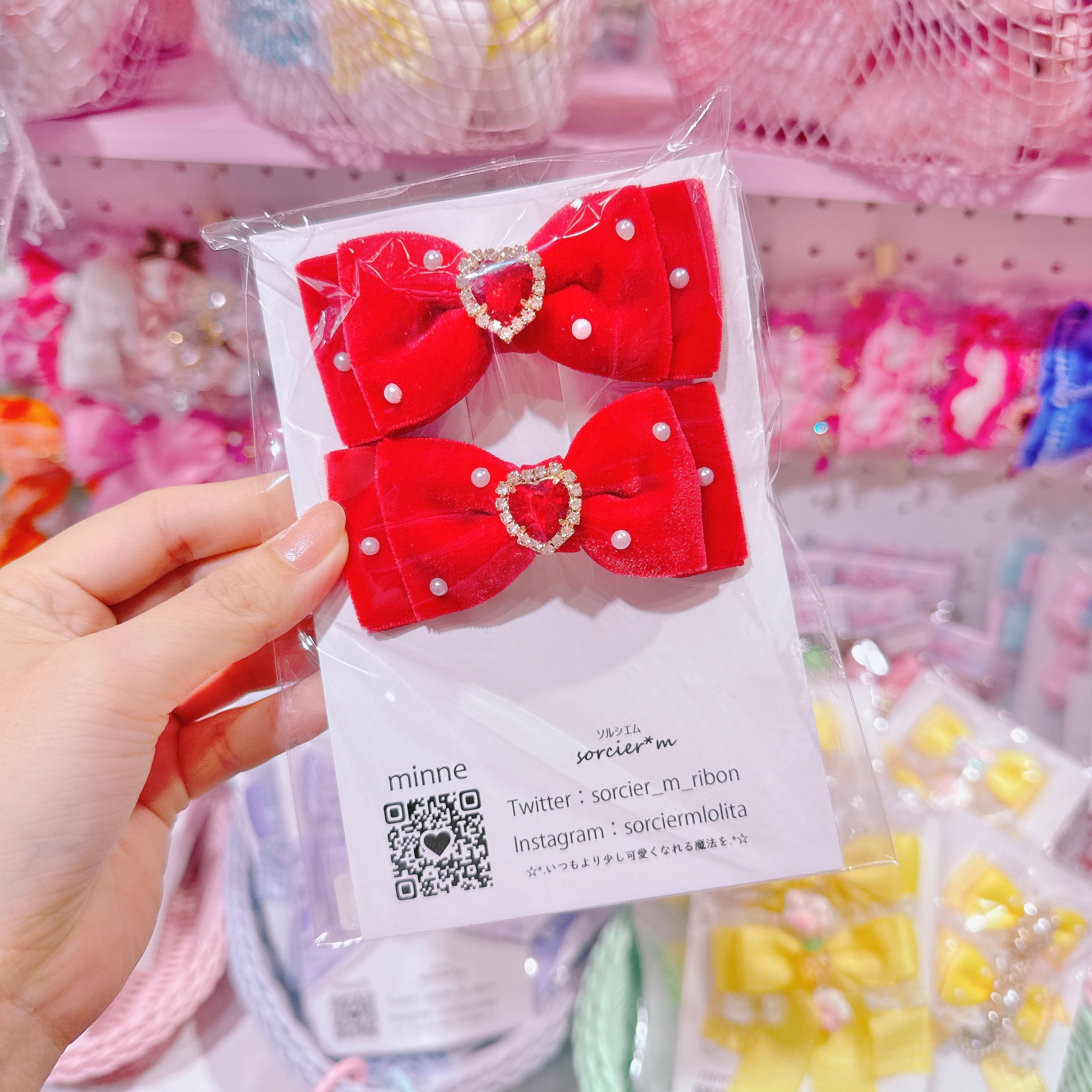 【E10】6-2ツインヘアクリップ