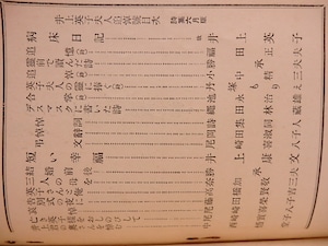 （雑誌）詩集　第3巻第6号　20号　井上英子夫人追悼号　　/　井上康文　編発行　[28101]