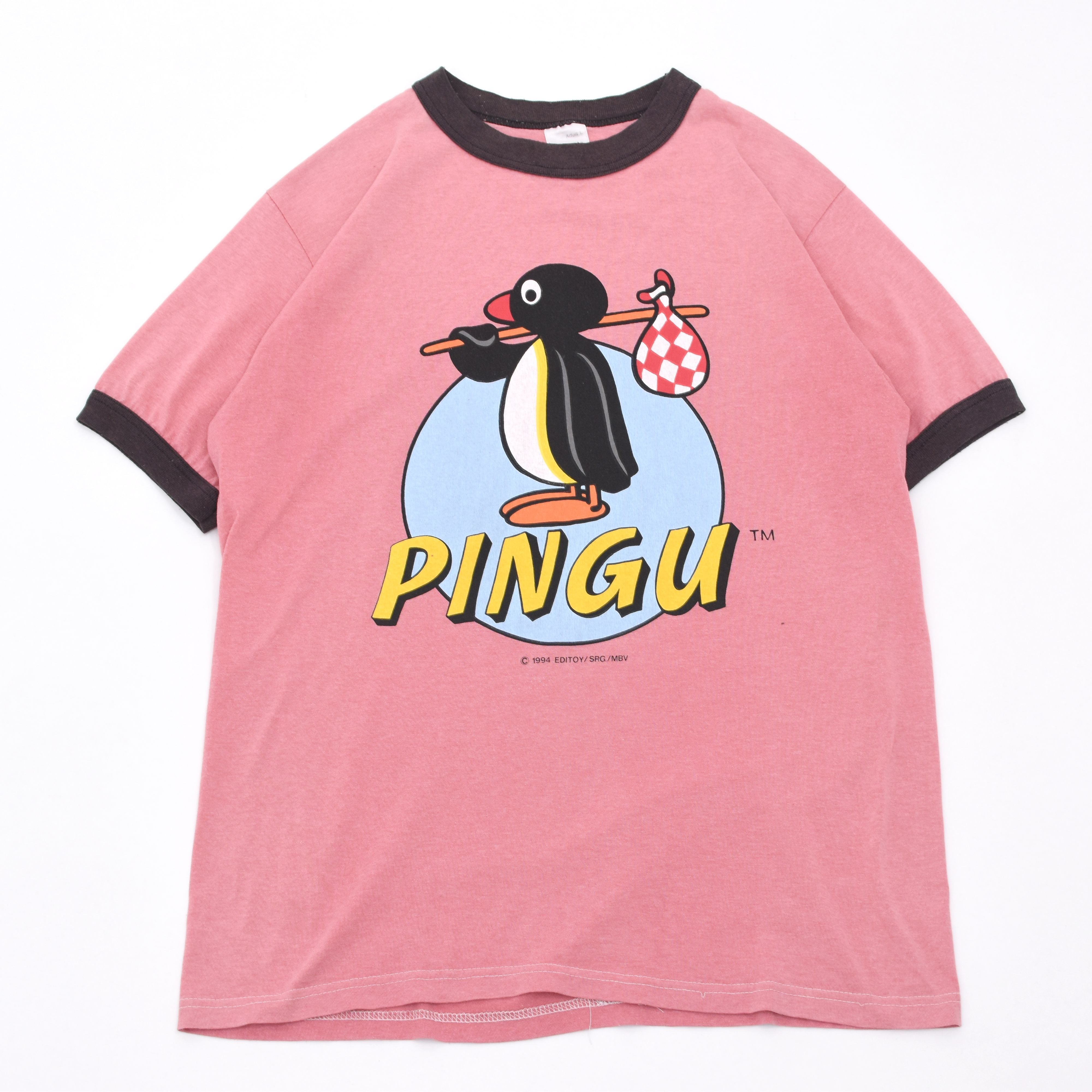 90s vintage PINGU Ringer T shirt ピングー リンガー Tシャツ | 古着