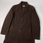 イタリア製 allegri アレグリ 加工 チェスター コート サイズ 50 /ダークブラウン系/三陽商会