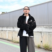 Leh(レー)Layered Wide Track Pants style
