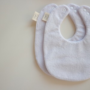 【完売】新つみきどうぶつのおめかしbib（ラベンダー）