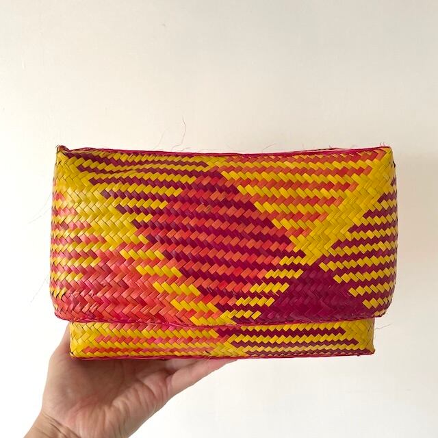 Big mamaさま専用 色絵井桁蓋置（共箱）&真塗飾り盆 リビングボックス四角蓋付き (BOX398) Rosily(ロージリー) バリ