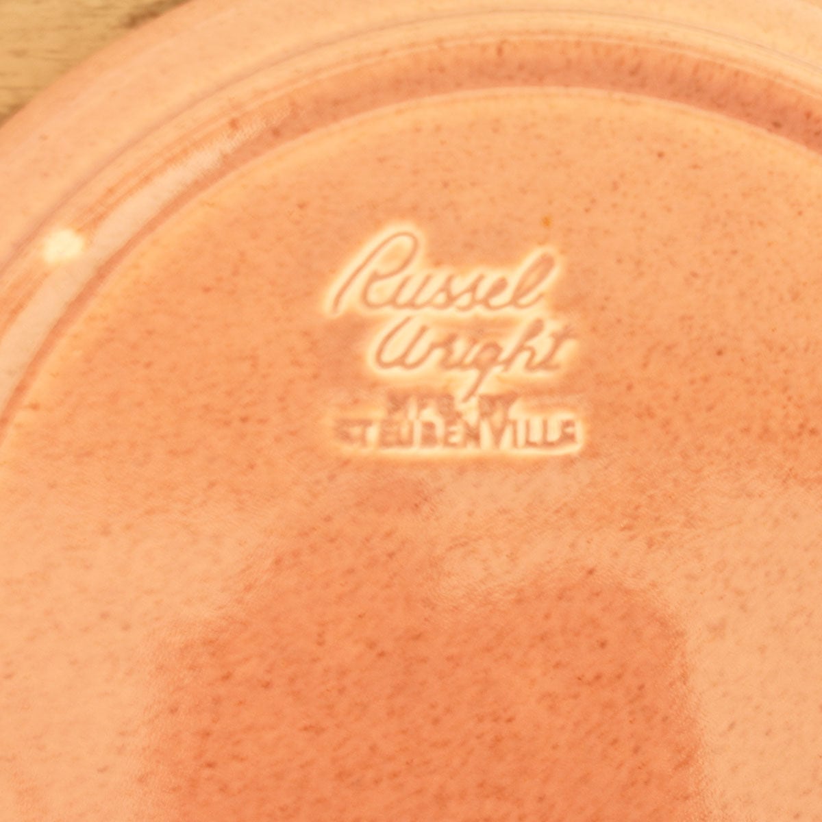 ラッセル・ライト サラダプレート（コーラルピンク） | relish