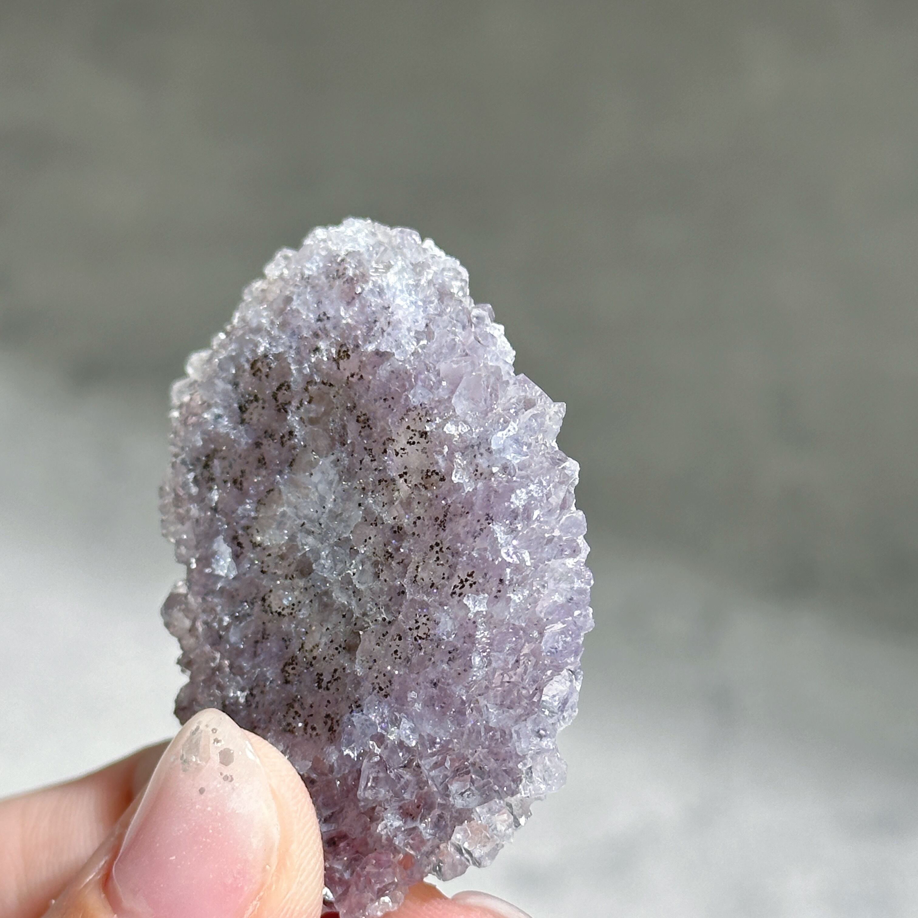 フラワーアメジスト スライス33◇ Flower Amethyst ◇天然石・鉱物