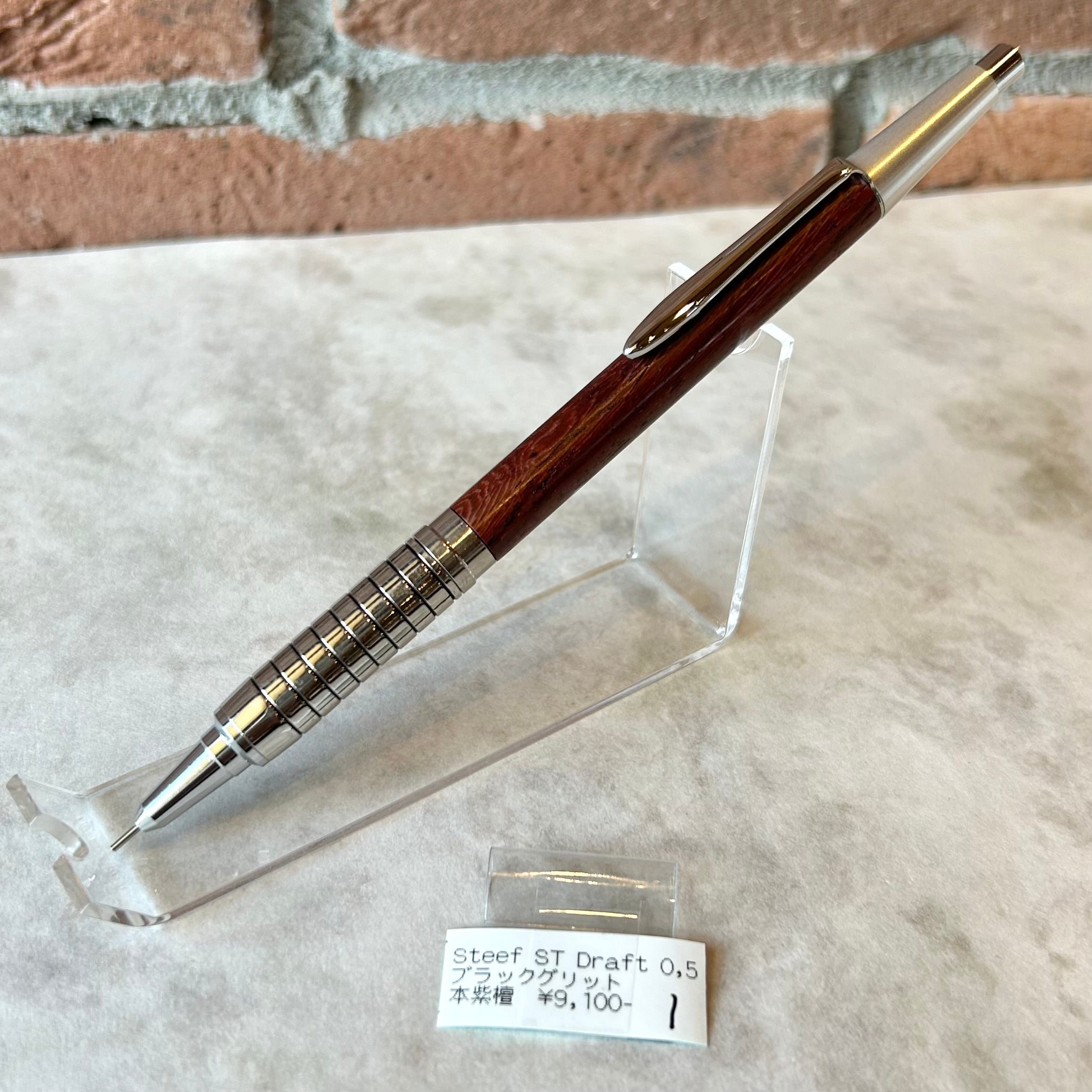 Steef&Co. ST Draft 0.5 本紫檀　極美品 Steef&Co. ST Draft 短軸メカセット 【 本紫檀 ① 】／ブラック