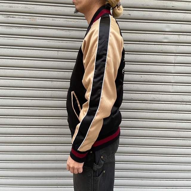 stussy ステューシー スカジャン スーベニアツアージャケット 35周年 虎 黒 S