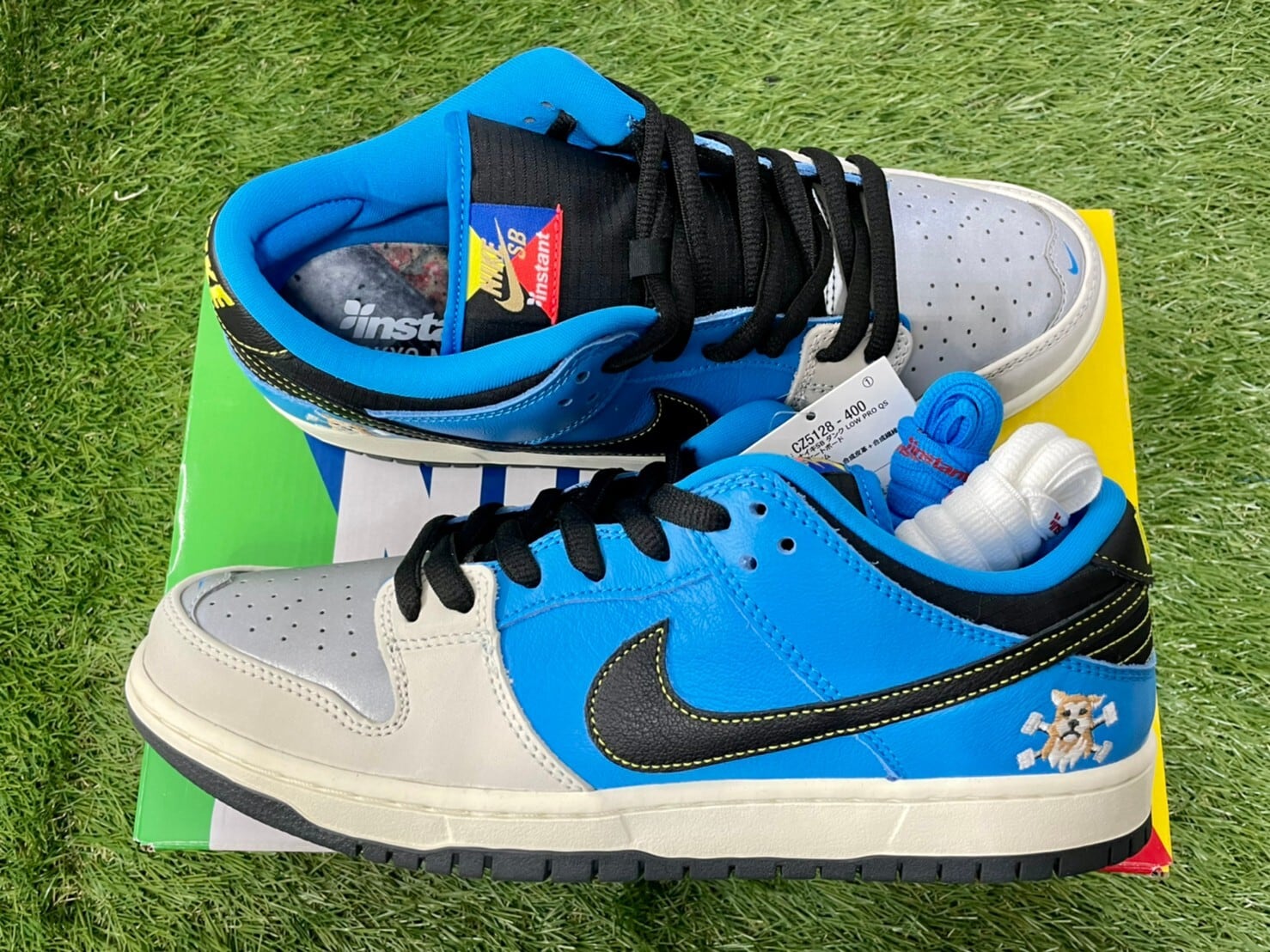 NIKE × INSTANT SB DUNK LOW PRO QS CZ5128-400 8781 BRAND - Main Image