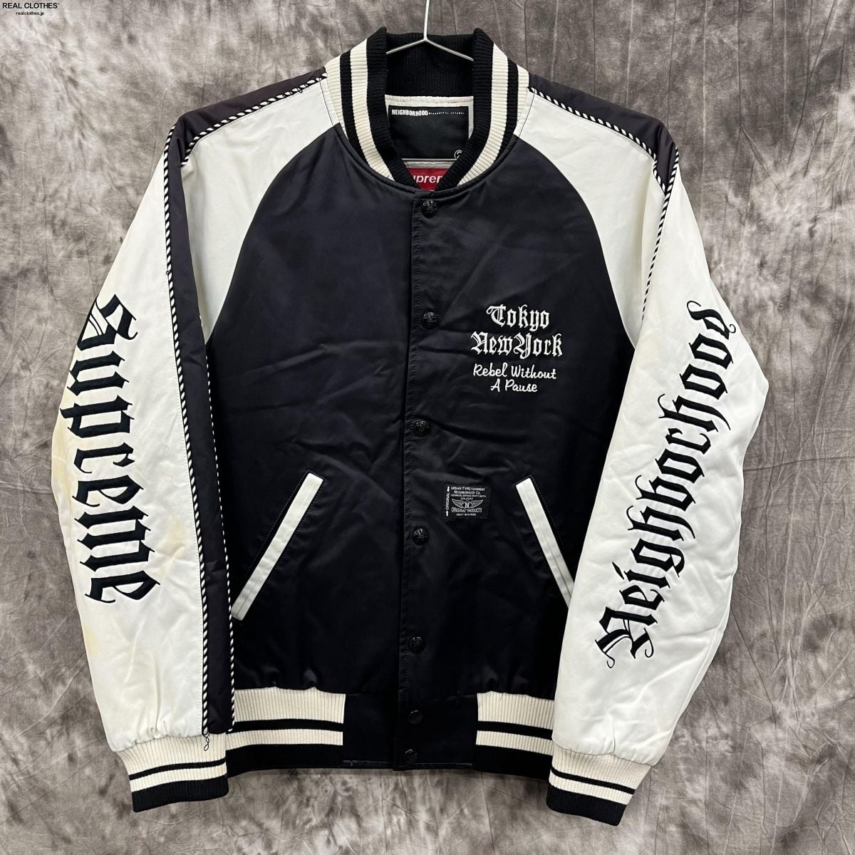 希少カラー 23SS NEIGHBORHOOD BASEBALL JACKET