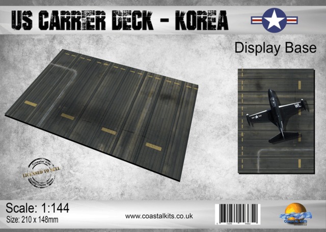 1/48 米空母甲板 with ブラスト・ディフレクター 3DPCBD48 | Acht-Acht