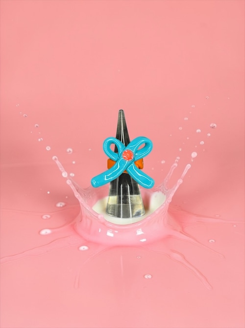 "she is mine" ribbon ring※金属アレルギー対応
