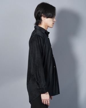 【ALUDE SELECT】Cozy retoro velour shirt