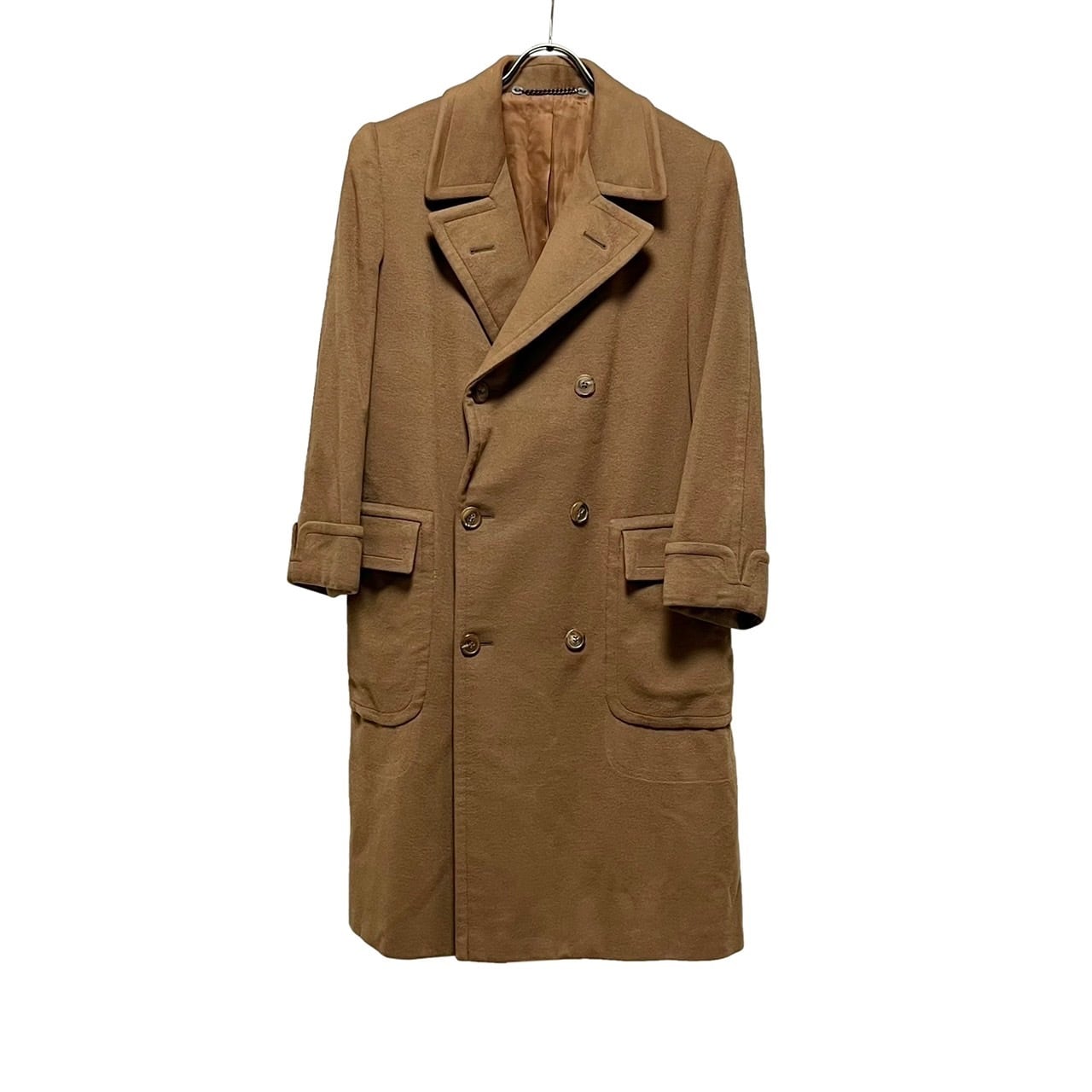 vintage HERMES camel color cashmere coat | NOIR ONLINE